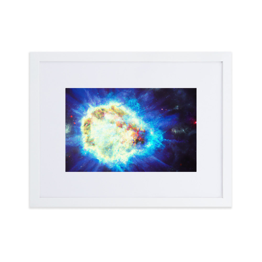 Dying Star Eingerahmtes Poster