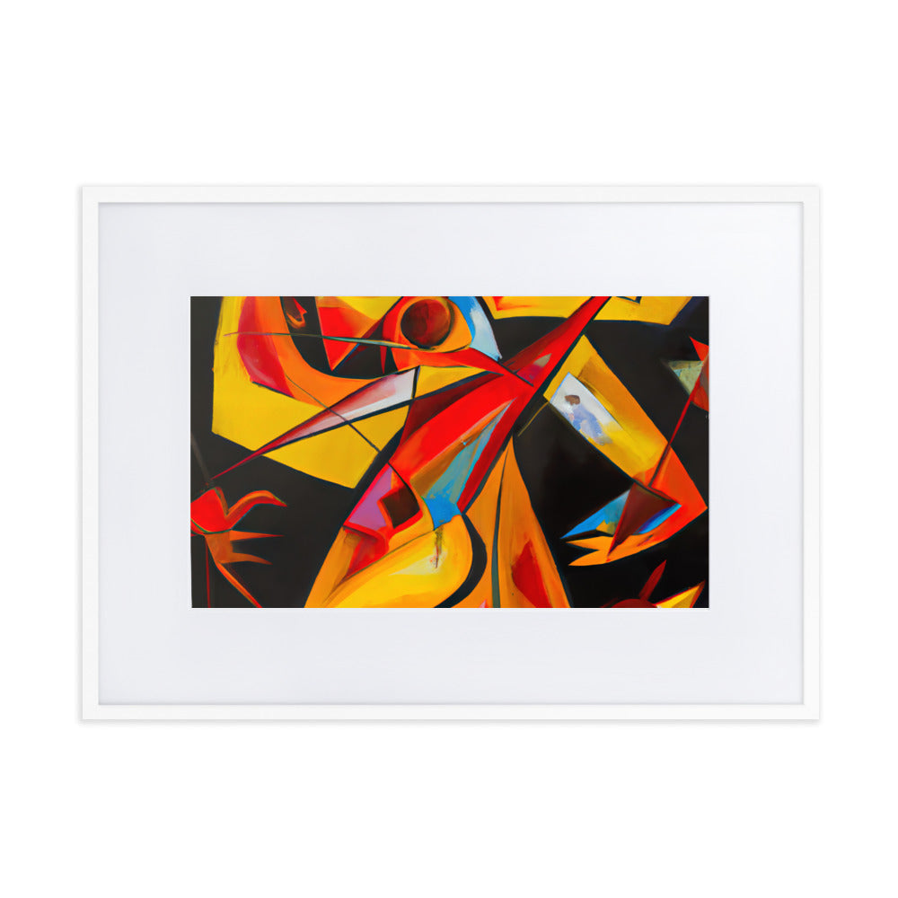 Red Dance Eingerahmtes Poster