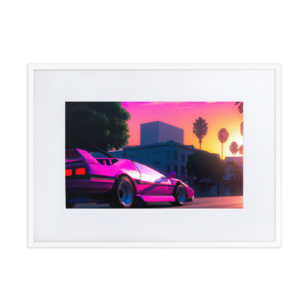 Sunshine Horizon Eingerahmtes Poster