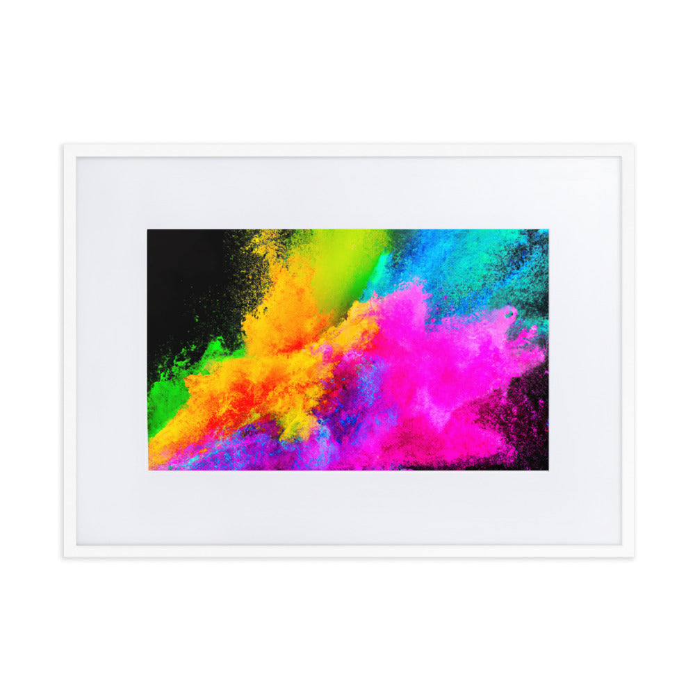 Colour Eingerahmtes Poster