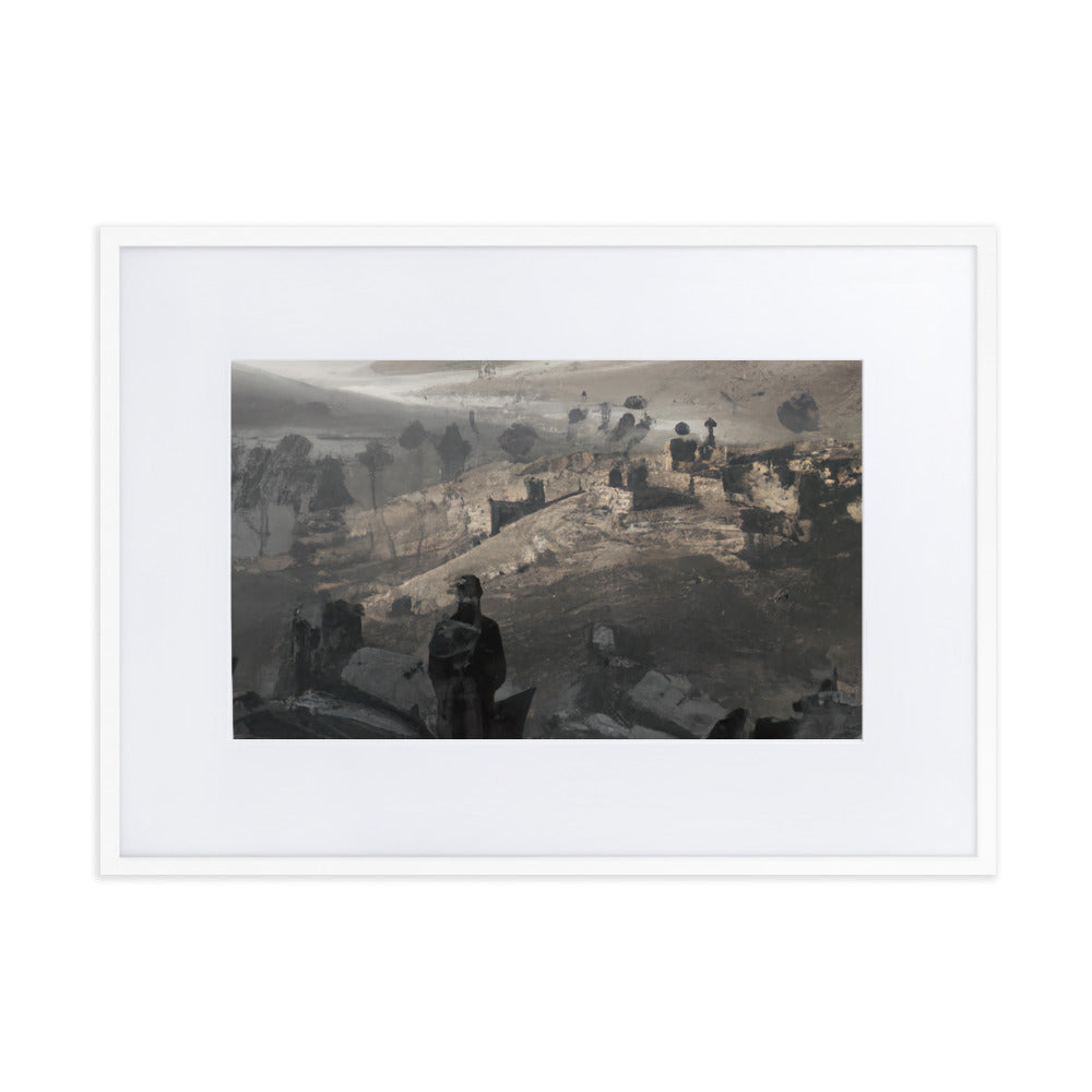 View of Terror Eingerahmtes Poster