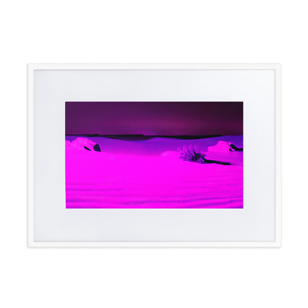 Desert Miracle Eingerahmtes Poster