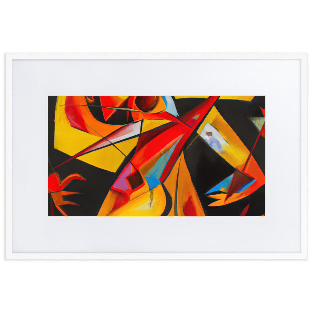 Red Dance Eingerahmtes Poster