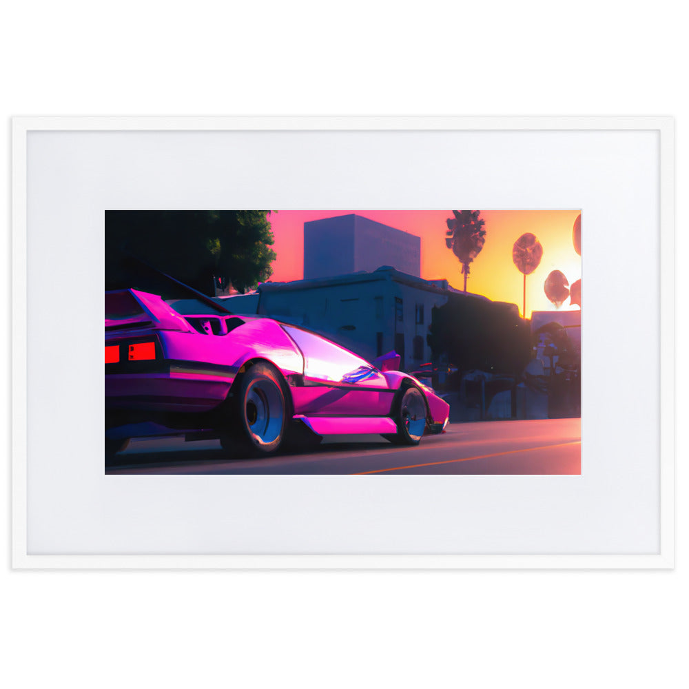 Sunshine Horizon Eingerahmtes Poster