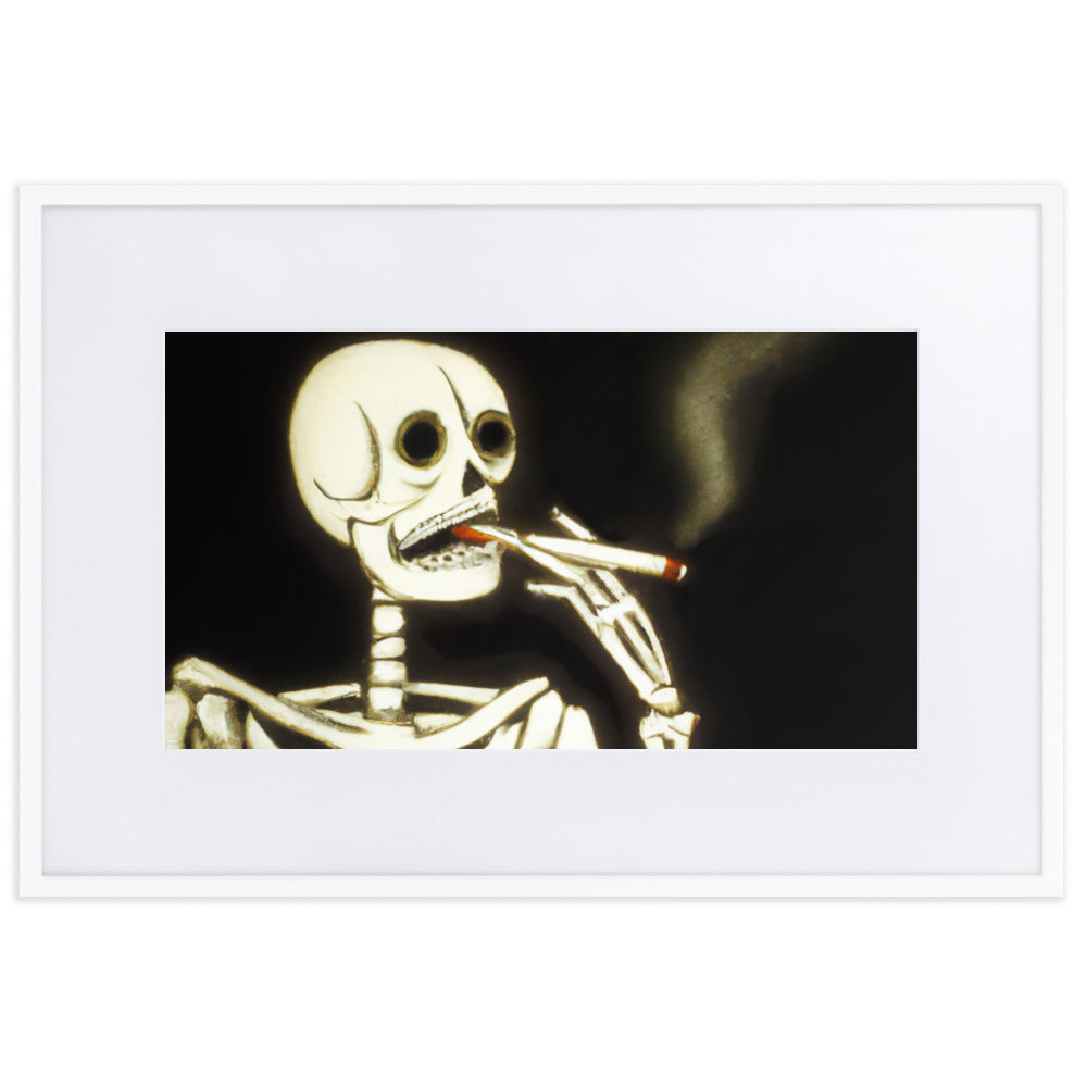 Smoking Kills Eingerahmtes Poster