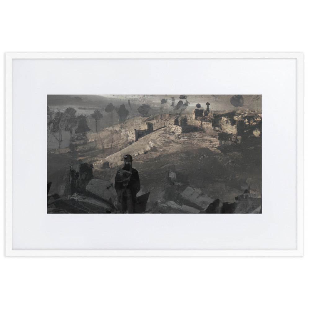 View of Terror Eingerahmtes Poster