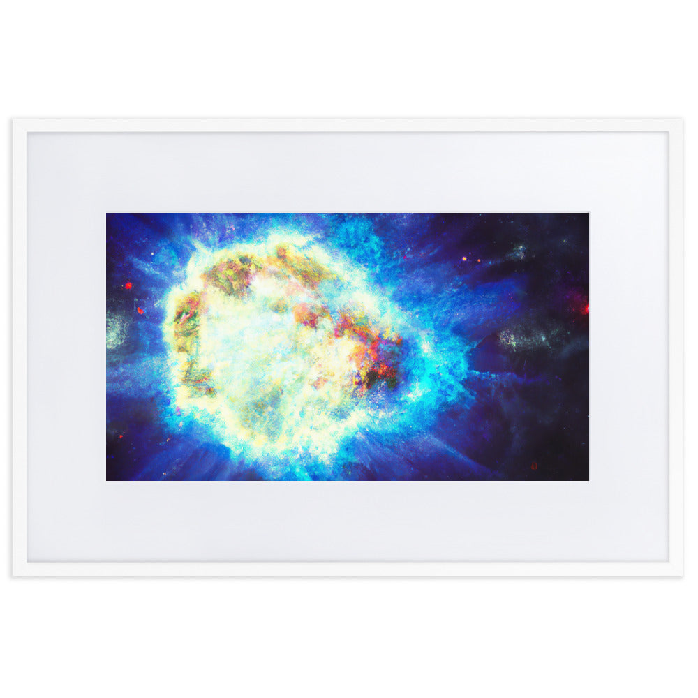 Dying Star Eingerahmtes Poster