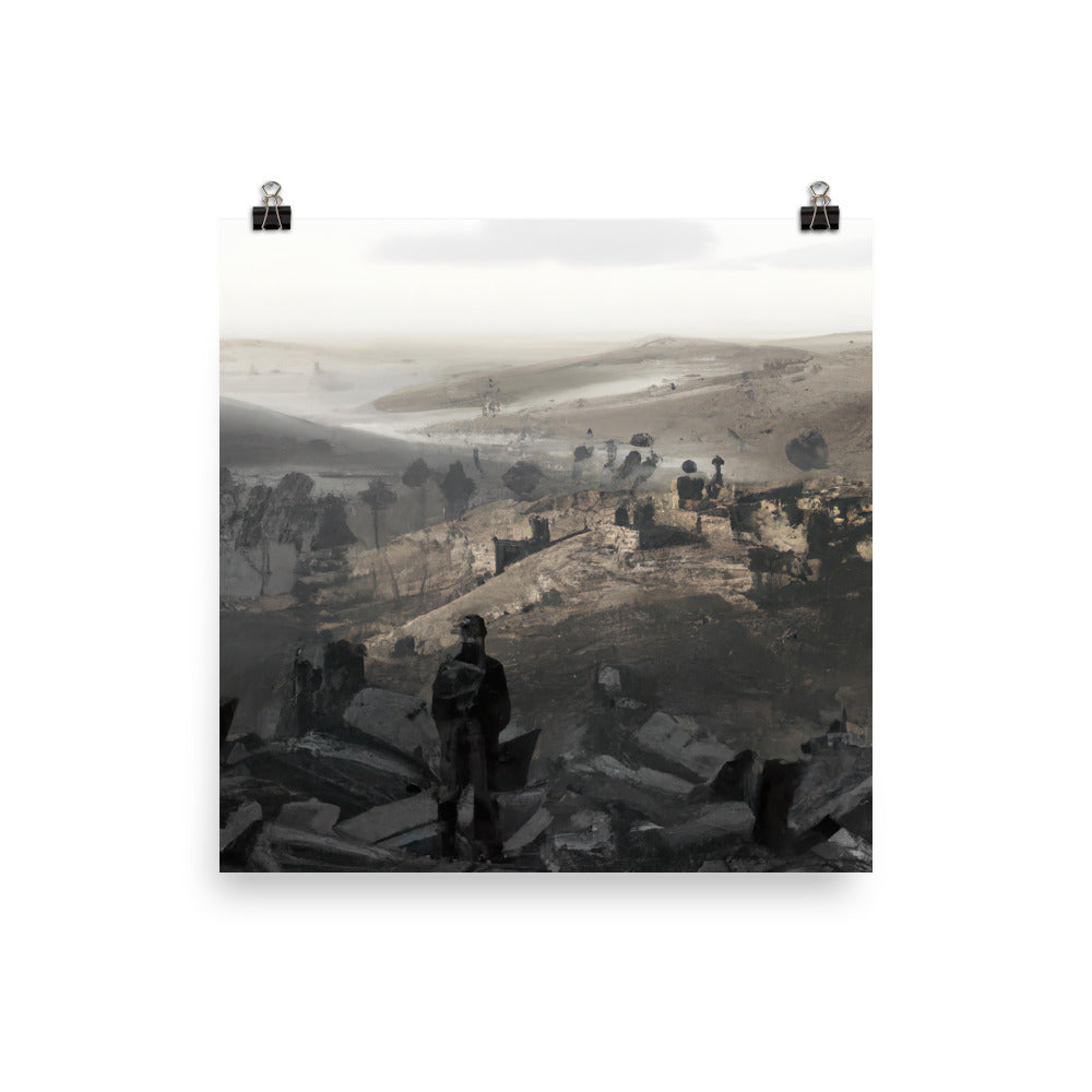 View of Terror Rahmenloses Poster