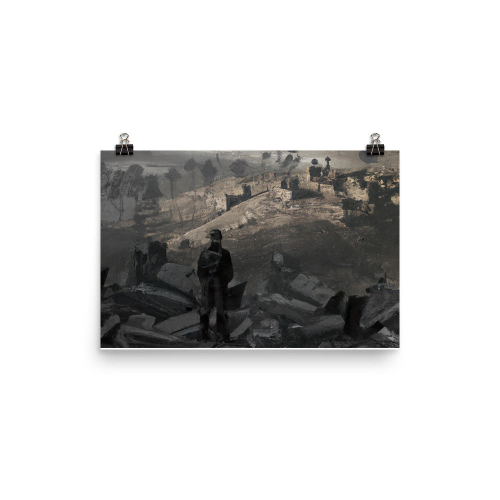 View of Terror Rahmenloses Poster