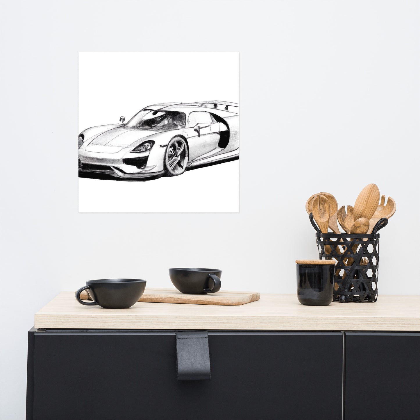 918 Sketch Rahmenloses Poster