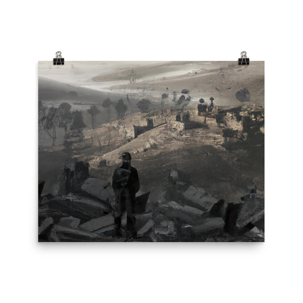 View of Terror Rahmenloses Poster