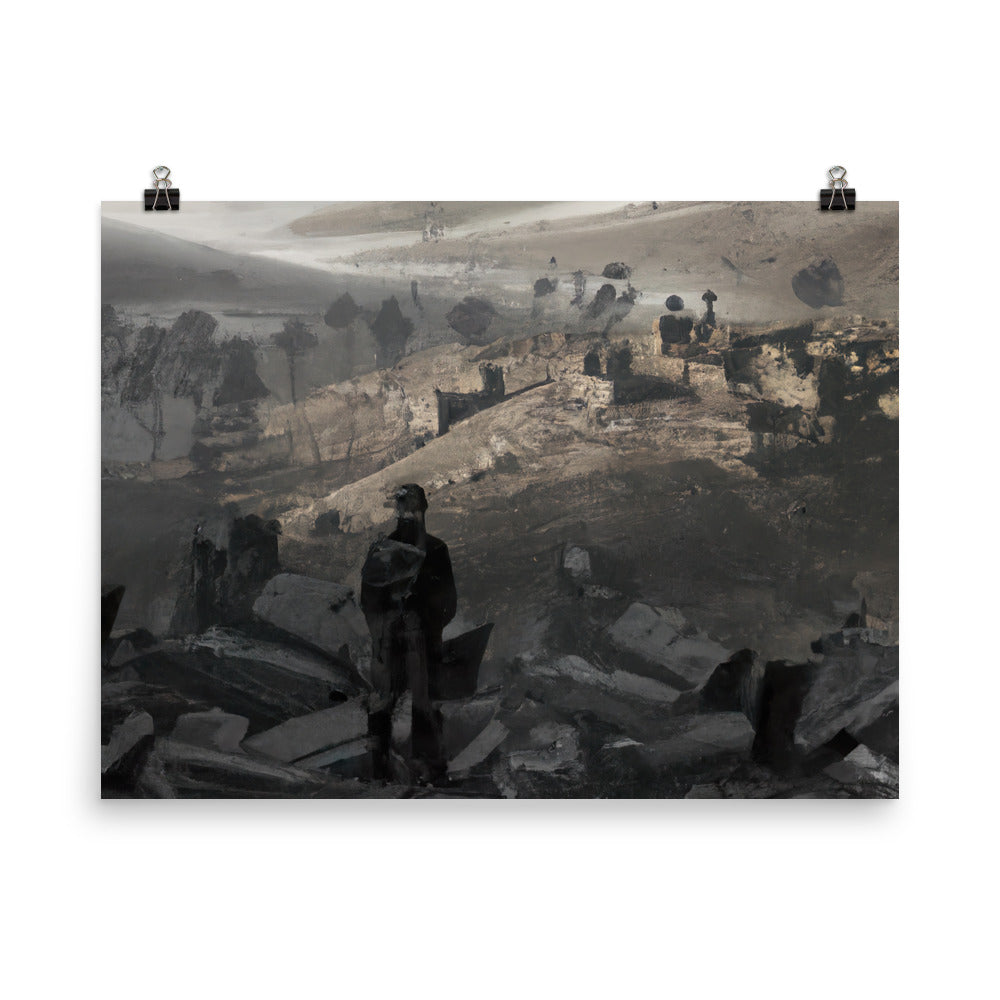View of Terror Rahmenloses Poster