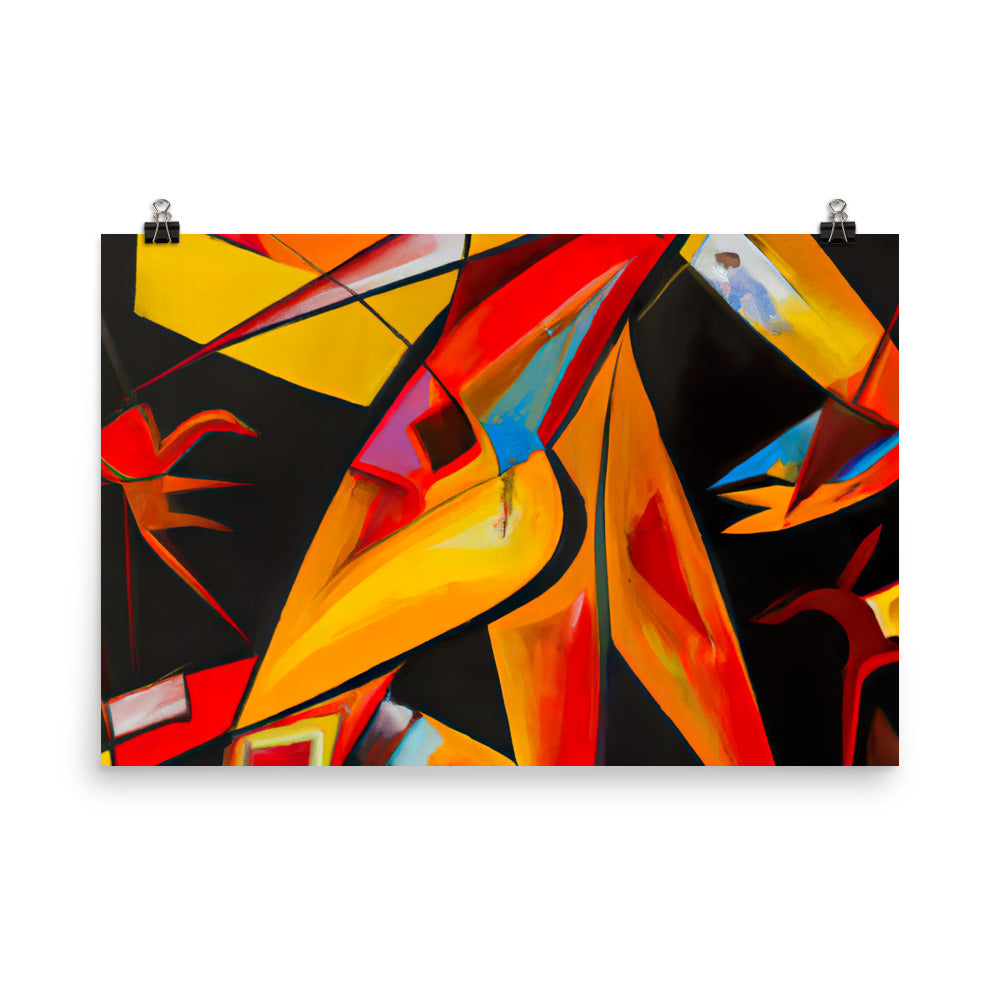 Red Dance Rahmenloses Poster