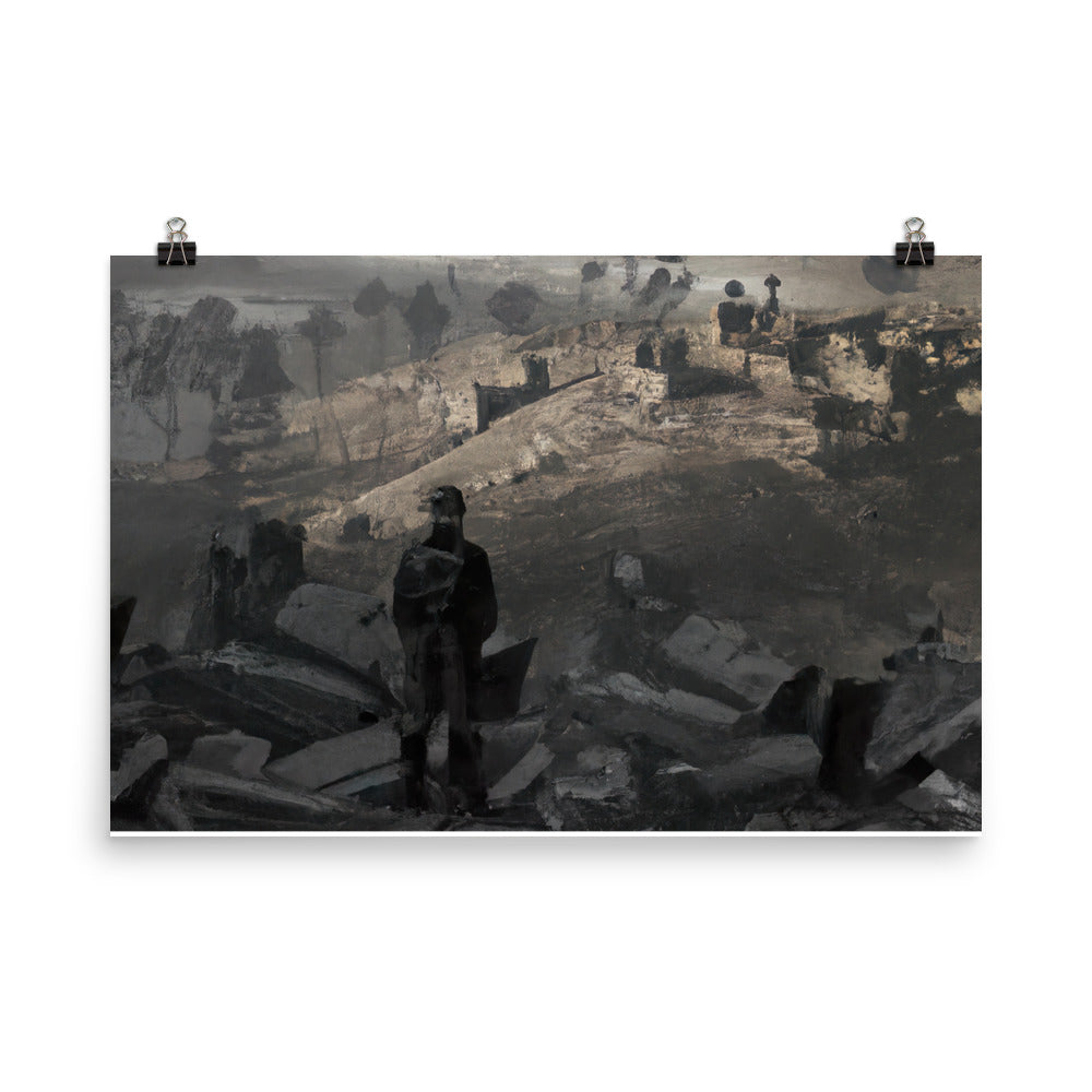 View of Terror Rahmenloses Poster
