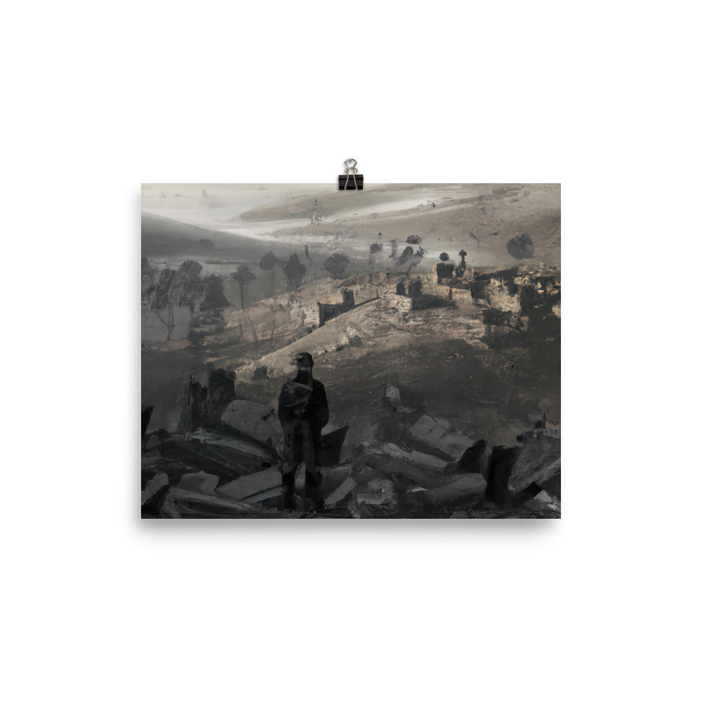 View of Terror Rahmenloses Poster