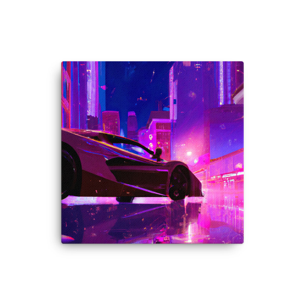 Neon City Leinwand