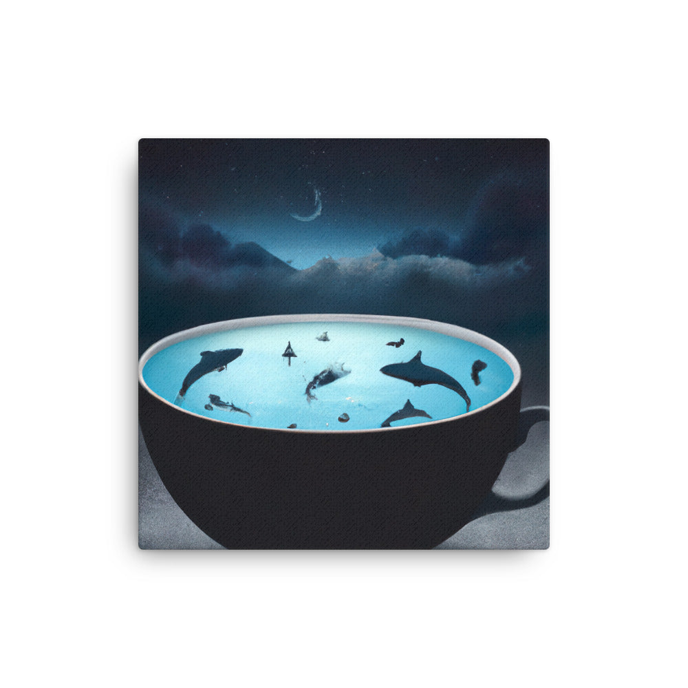 Sharksoup Leinwand