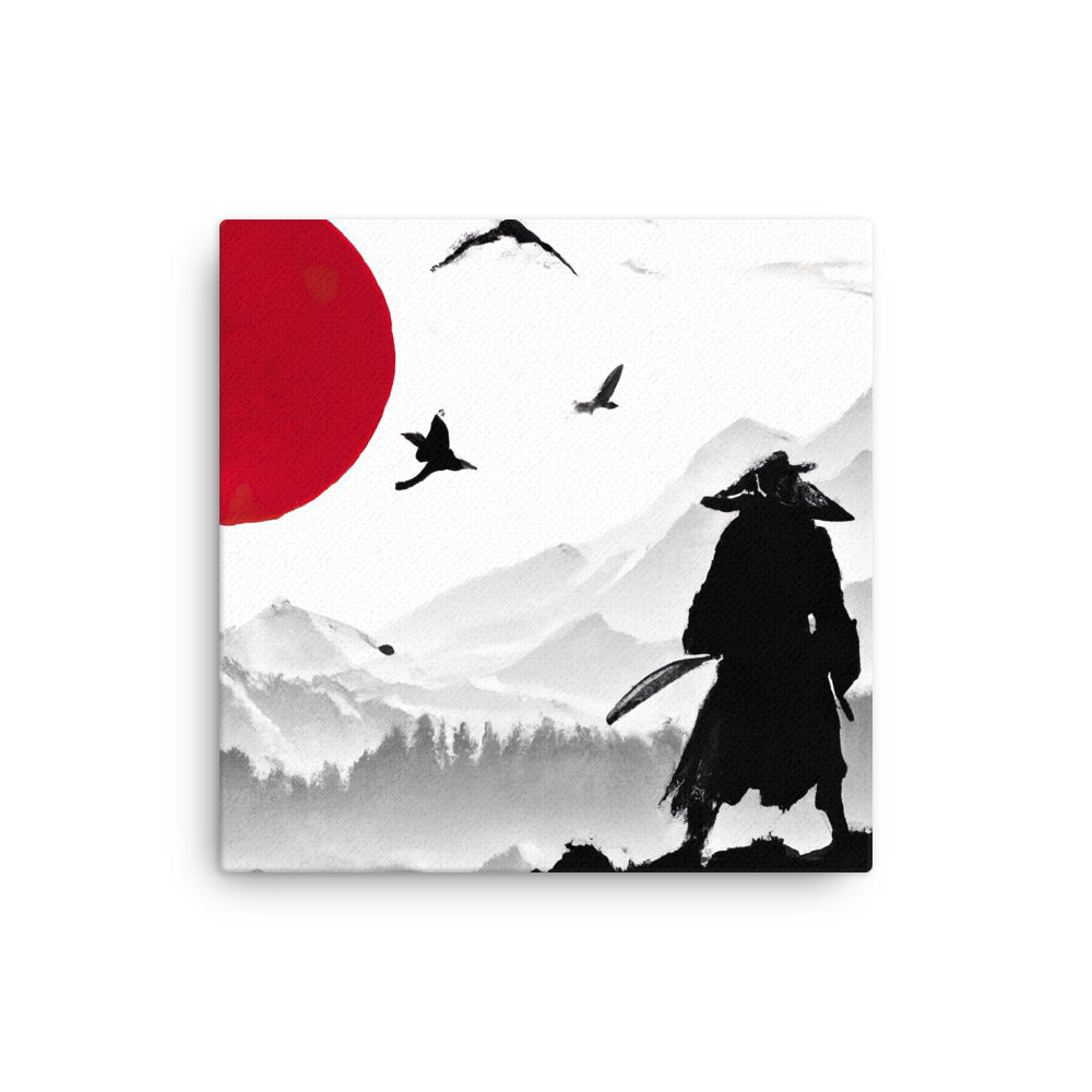 RED SUN Leinwand