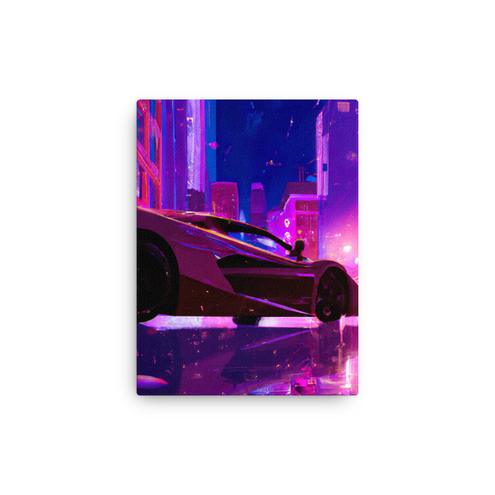 Neon City Leinwand