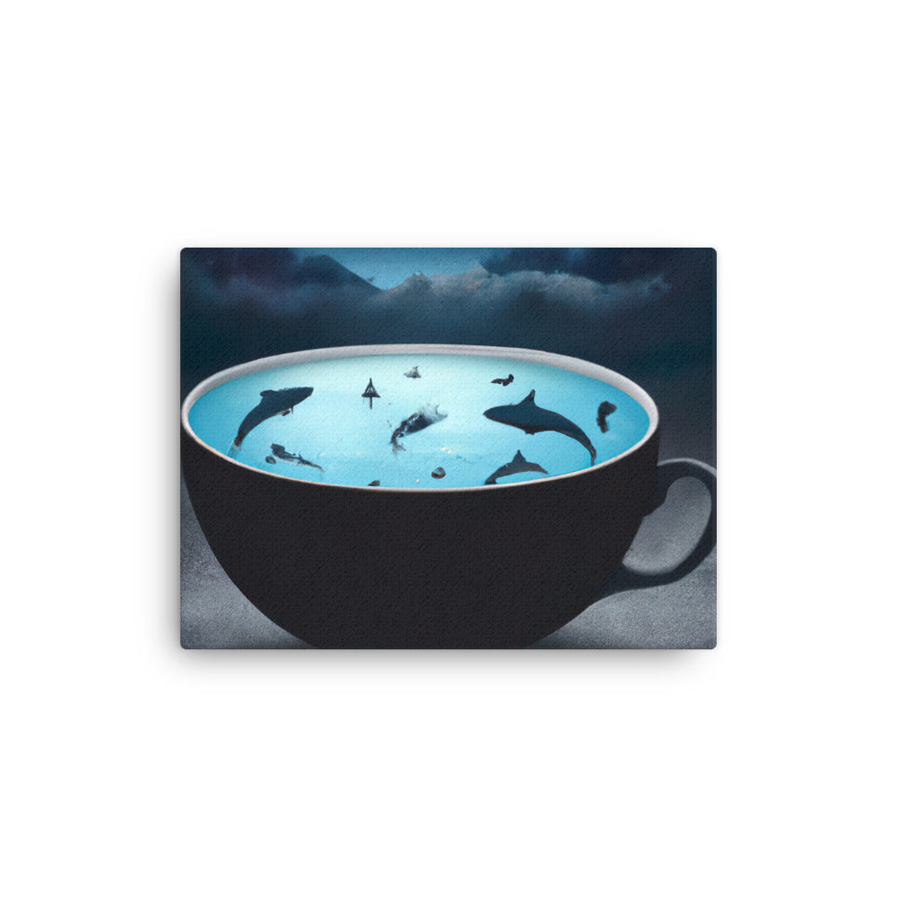 Sharksoup Leinwand