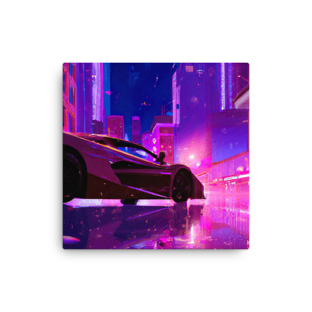 Neon City Leinwand