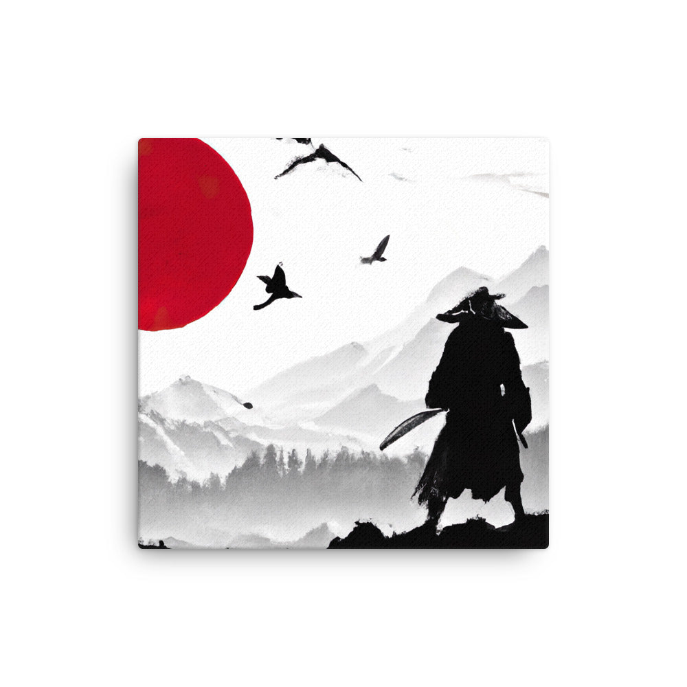 RED SUN Leinwand