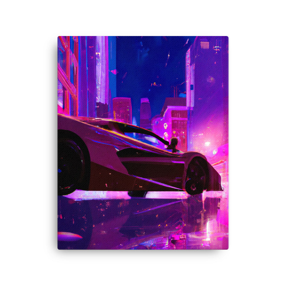 Neon City Leinwand