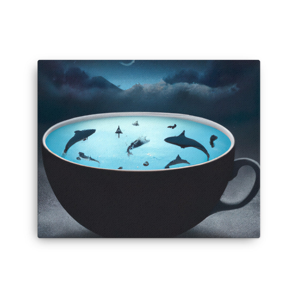 Sharksoup Leinwand