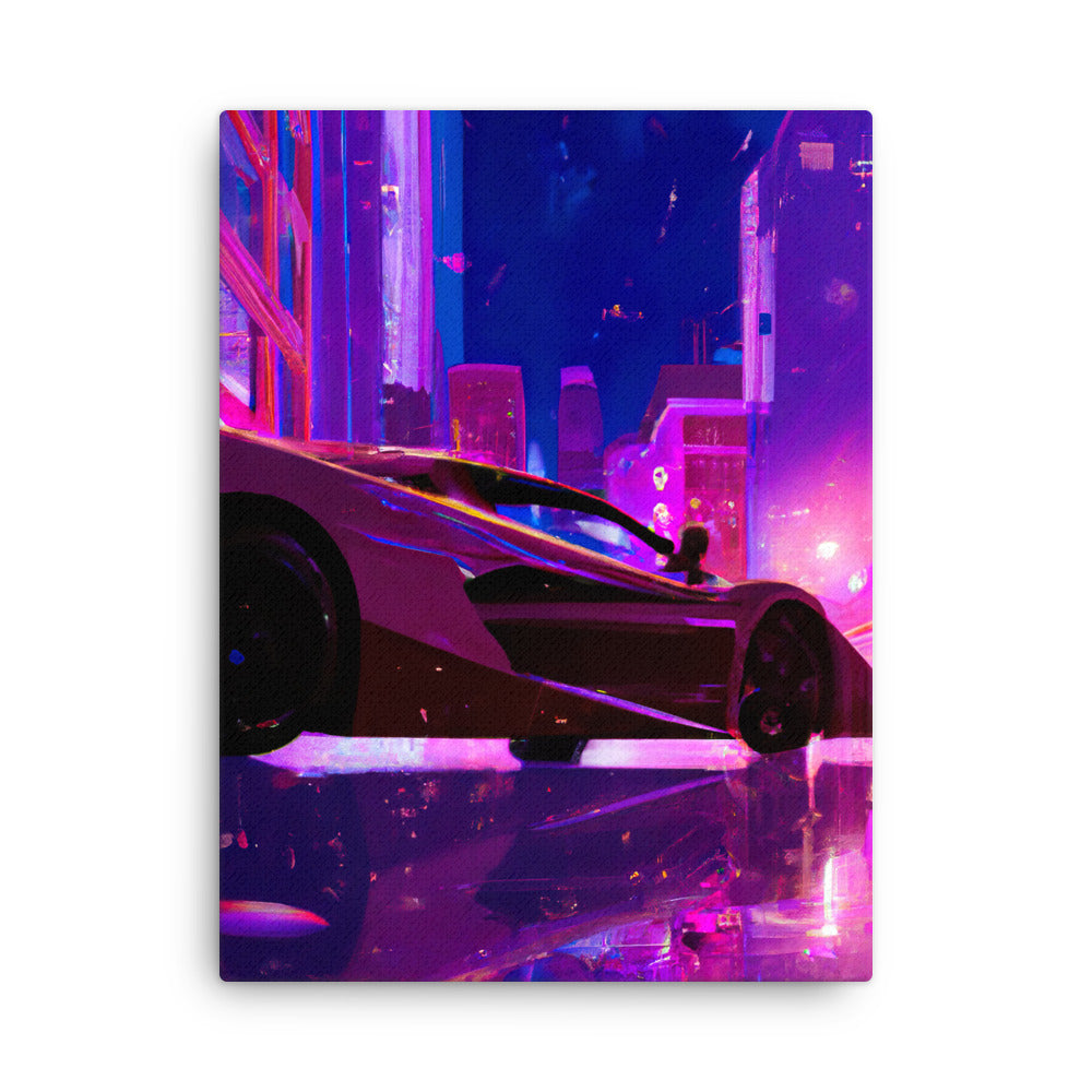 Neon City Leinwand