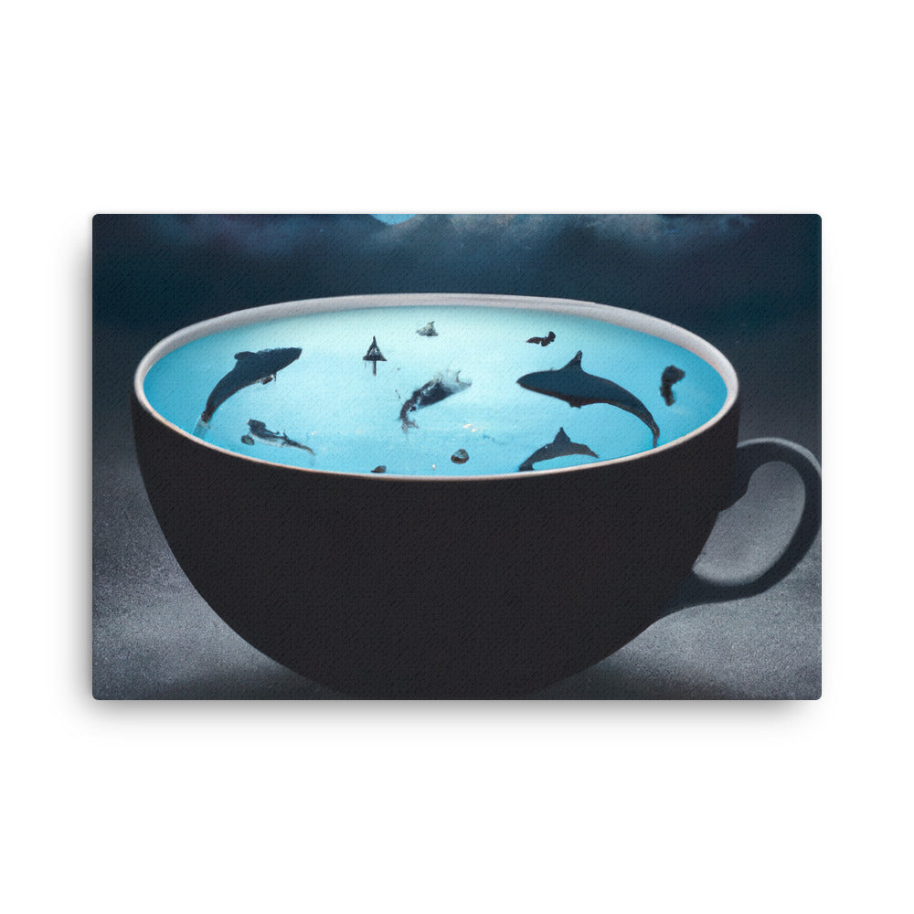 Sharksoup Leinwand