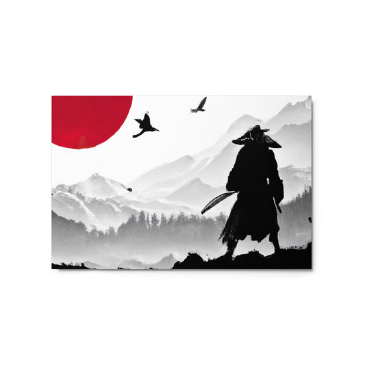 RED SUN Metallposter