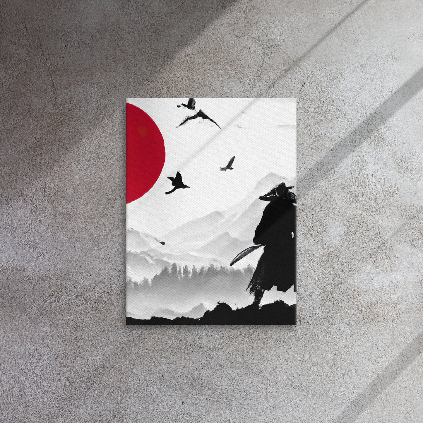 RED SUN Leinwand