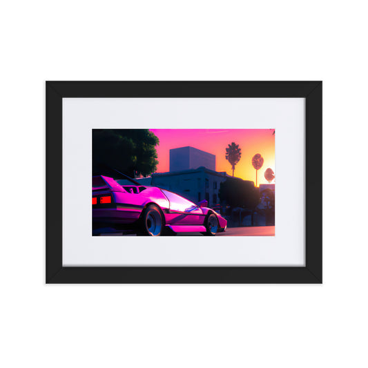 Sunshine Horizon Eingerahmtes Poster