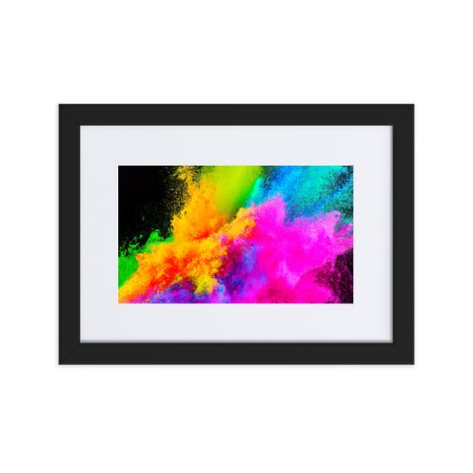 Colour Eingerahmtes Poster