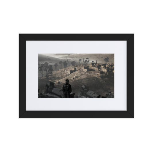 View of Terror Eingerahmtes Poster