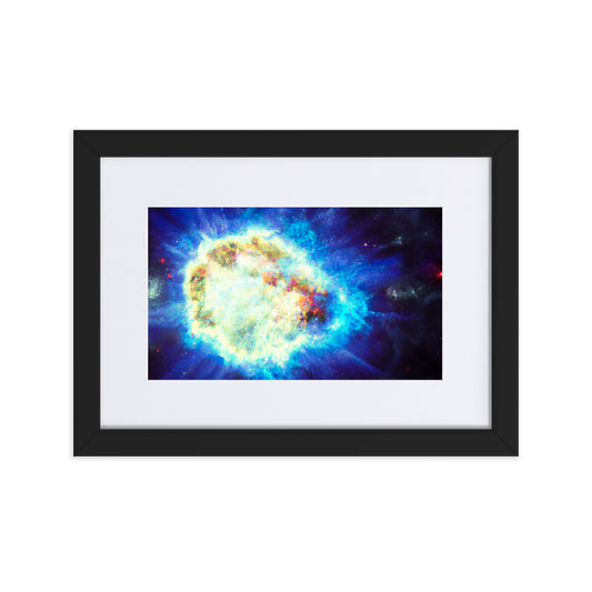 Dying Star Eingerahmtes Poster