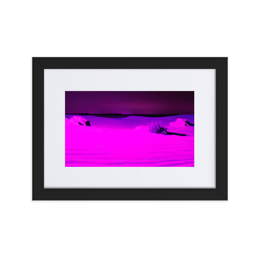 Desert Miracle Eingerahmtes Poster
