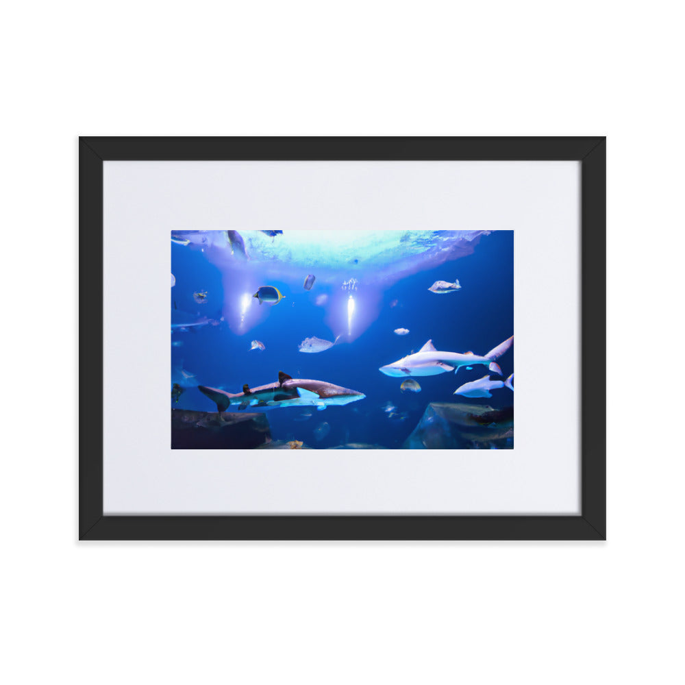 Peace at Sea Eingerahmtes Poster