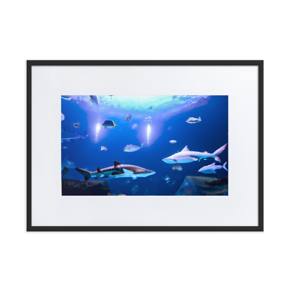 Peace at Sea Eingerahmtes Poster