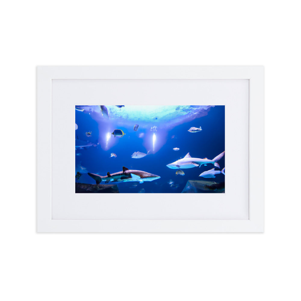 Peace at Sea Eingerahmtes Poster