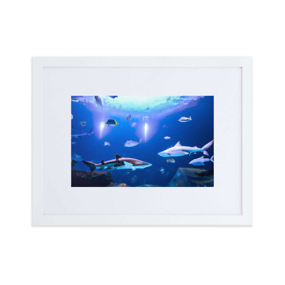 Peace at Sea Eingerahmtes Poster