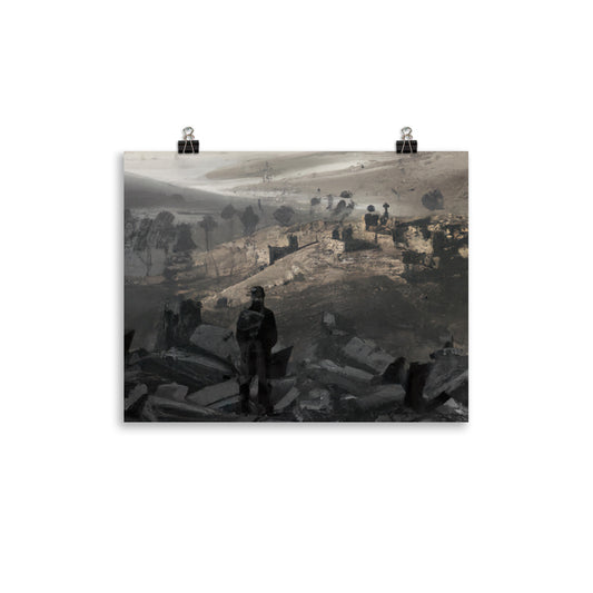 View of Terror Rahmenloses Poster