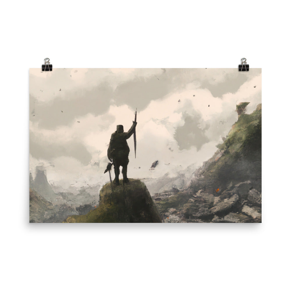 Old Soldier Rahmenloses Poster