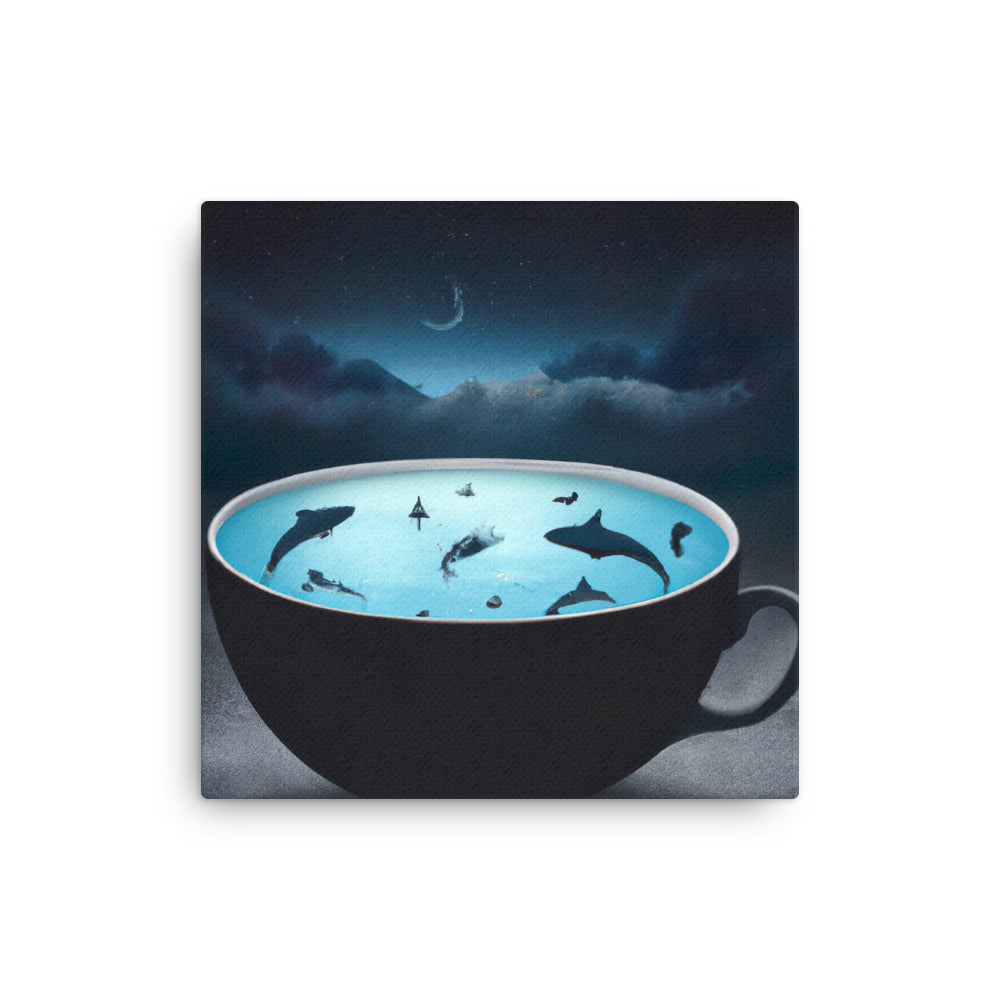 Sharksoup Leinwand