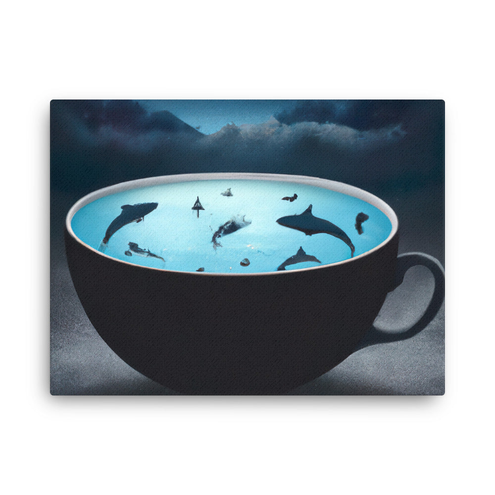 Sharksoup Leinwand