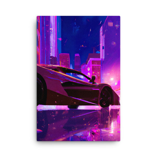 Neon City Leinwand