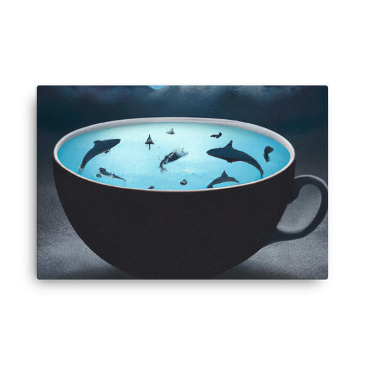 Sharksoup Leinwand